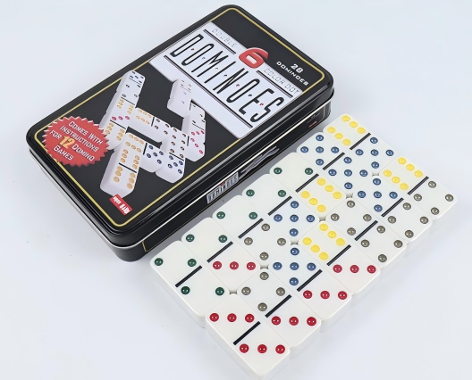 Party Family Games - ElegantMahj Double Six Dominoes Set for