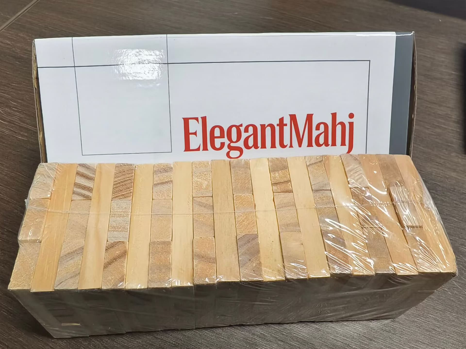 ElegantMahj Timber Tower Wood  - Party Family Games avaliação e preço