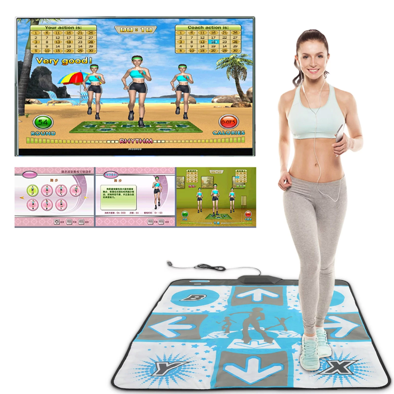 Non-Slip Party Single Dancing  - Party Games Console avaliação e preço