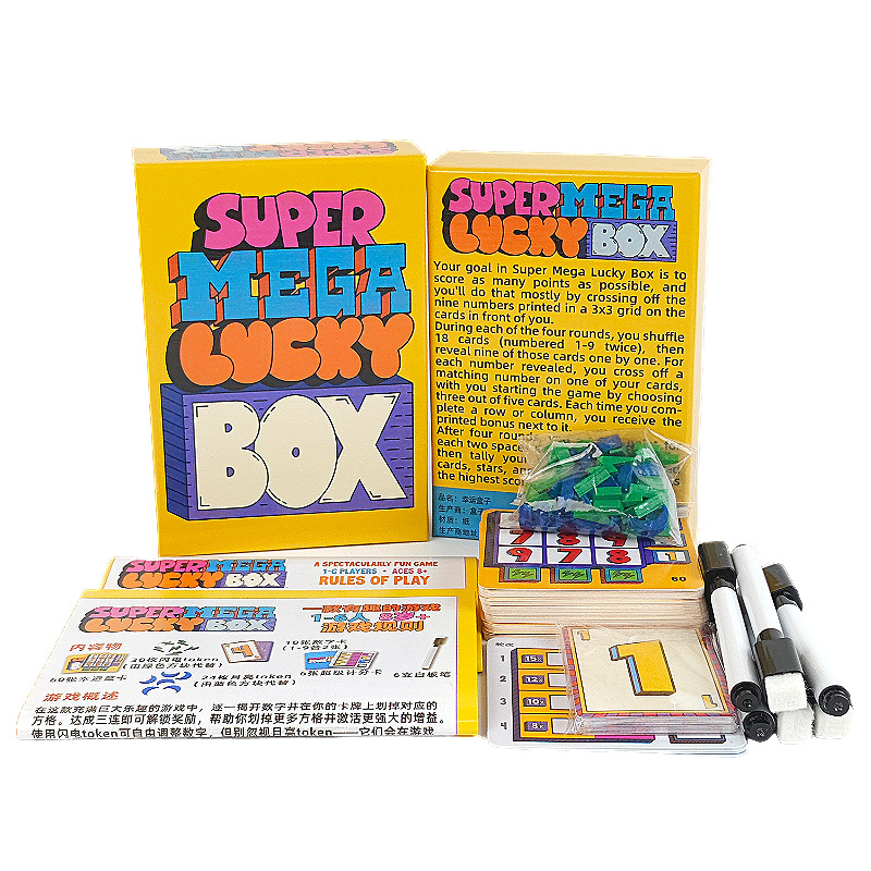 Super Mega Lucky Box Board Gam - Party Family Games avaliação e preço