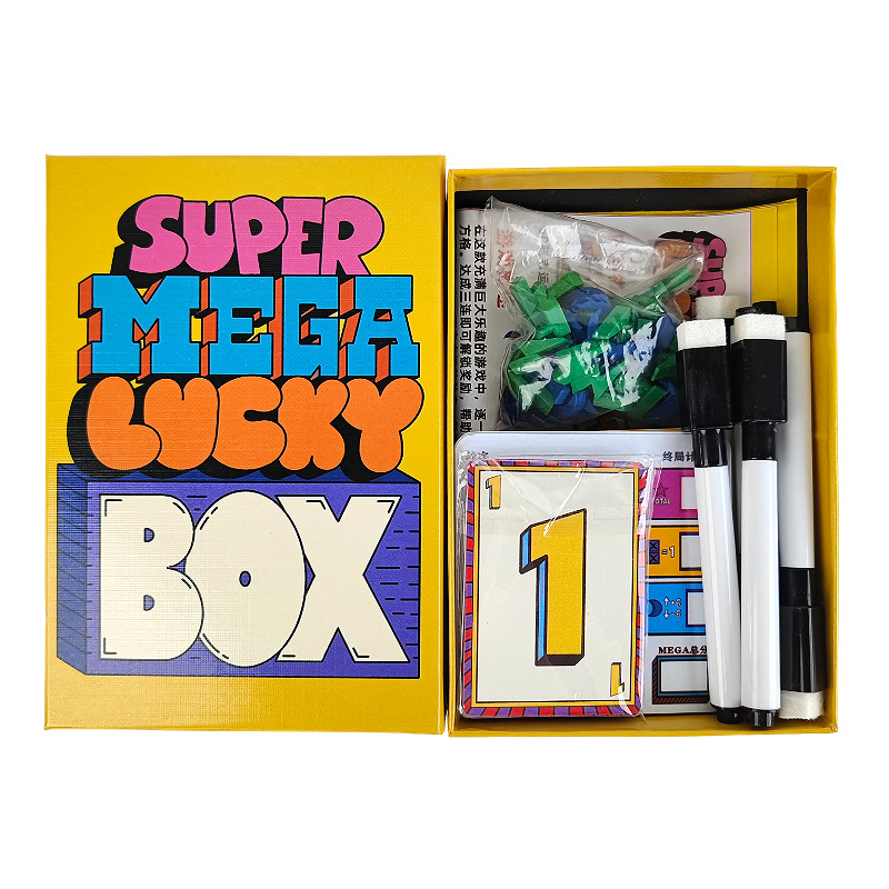 Super Mega Lucky Box Board Gam - Party Family Games avaliação e preço