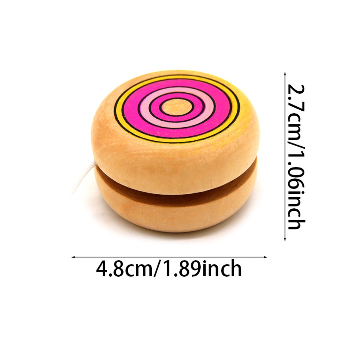 2pcs Wooden Circular Yo-Yo Bal - Party Games Physical avaliação e preço