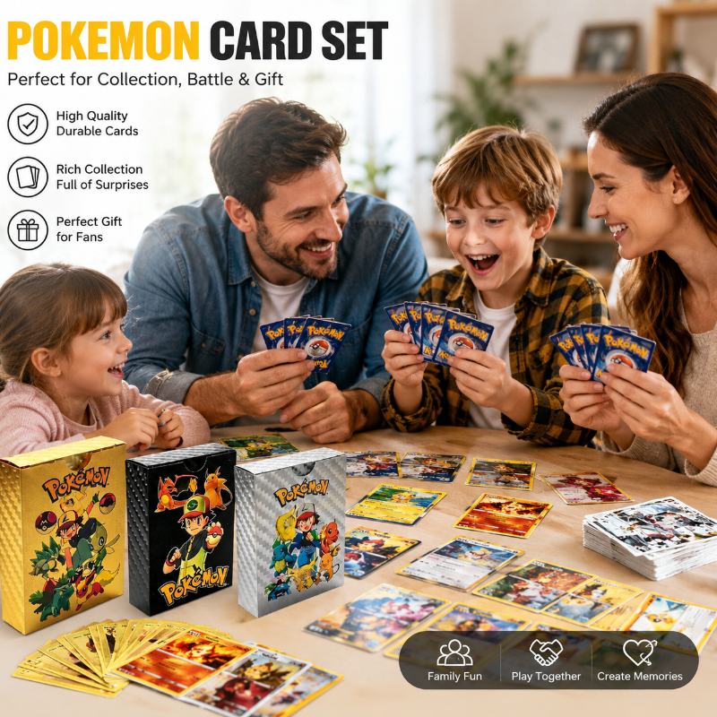 2026New 55PCS Pokemon Cards Vm - Party Games In Spanish avaliação e preço