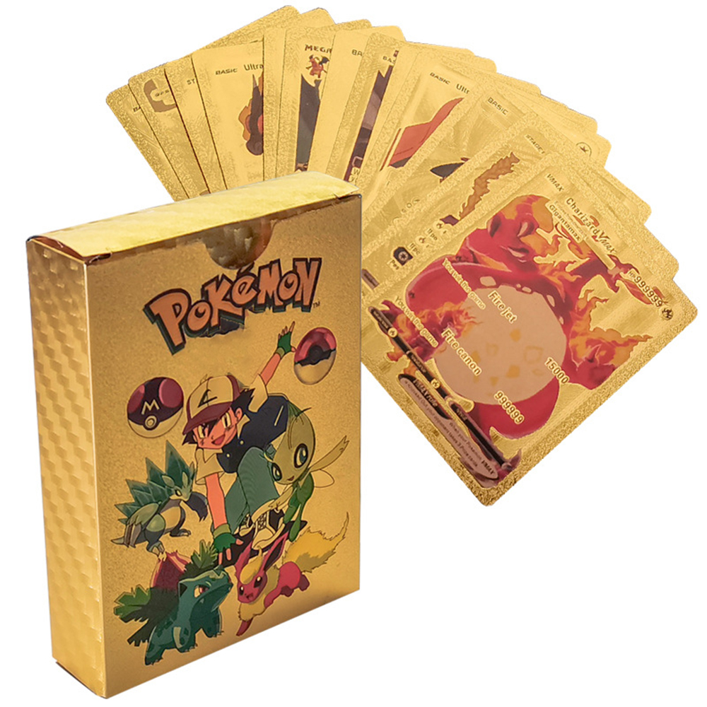 2026New 55PCS Pokemon Cards Vm - Party Games In Spanish avaliação e preço