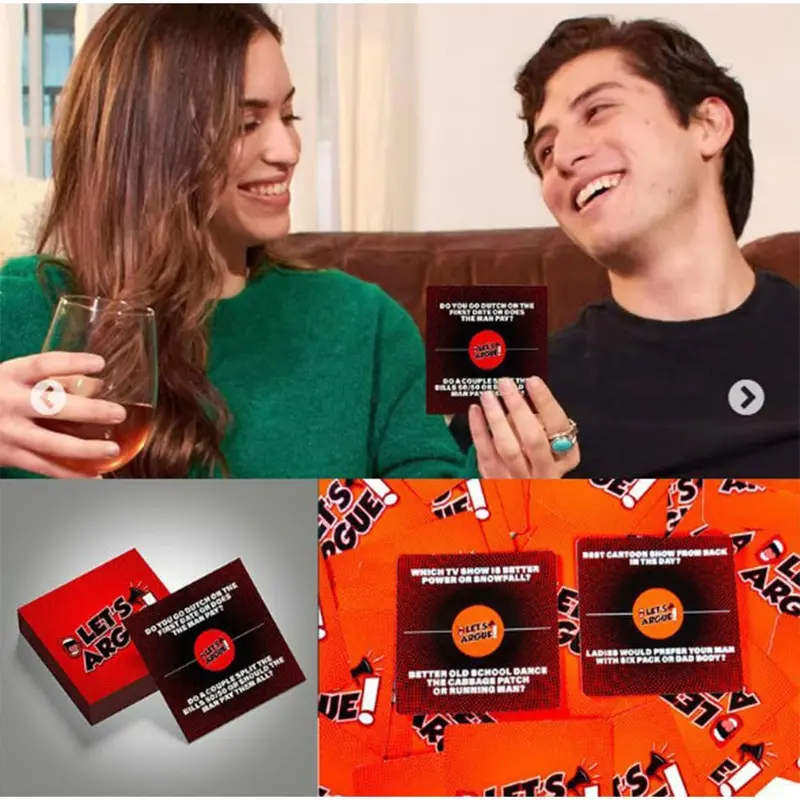 Let's Argue Card Game – Fun Pa - Party Games Couple avaliação e preço