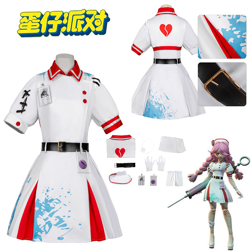 White Nurse Suit French Maid W - Party Games Eggy avaliação e preço