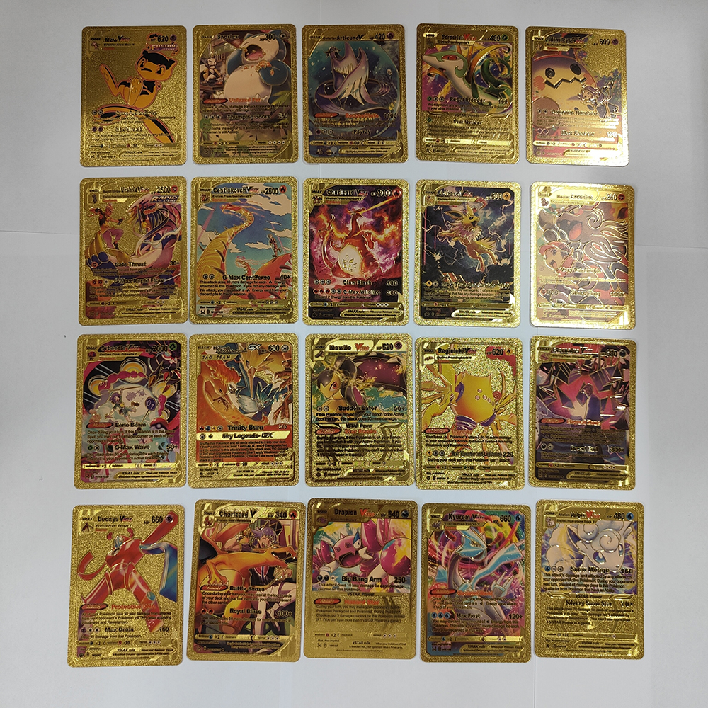 55PCS Pokemon Cards Vmax GX Go - Party Games In Spanish avaliação e preço