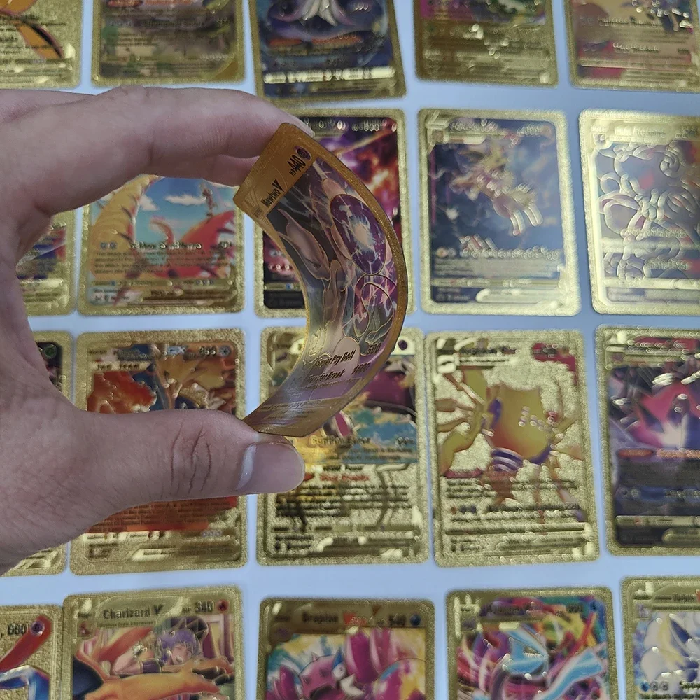 55PCS Pokemon Cards Vmax GX Go - Party Games In Spanish avaliação e preço