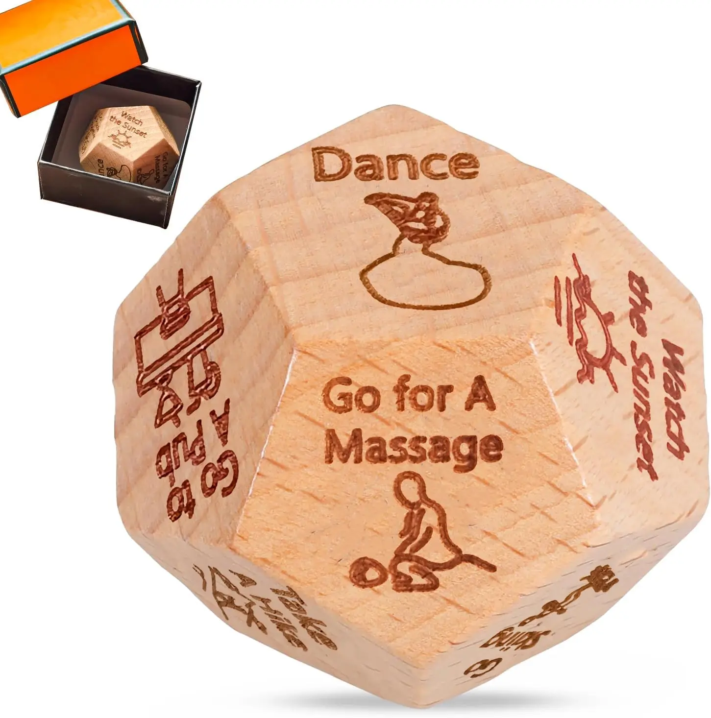 1pc Dice for Her Him Couples G - Party Games Couple avaliação e preço