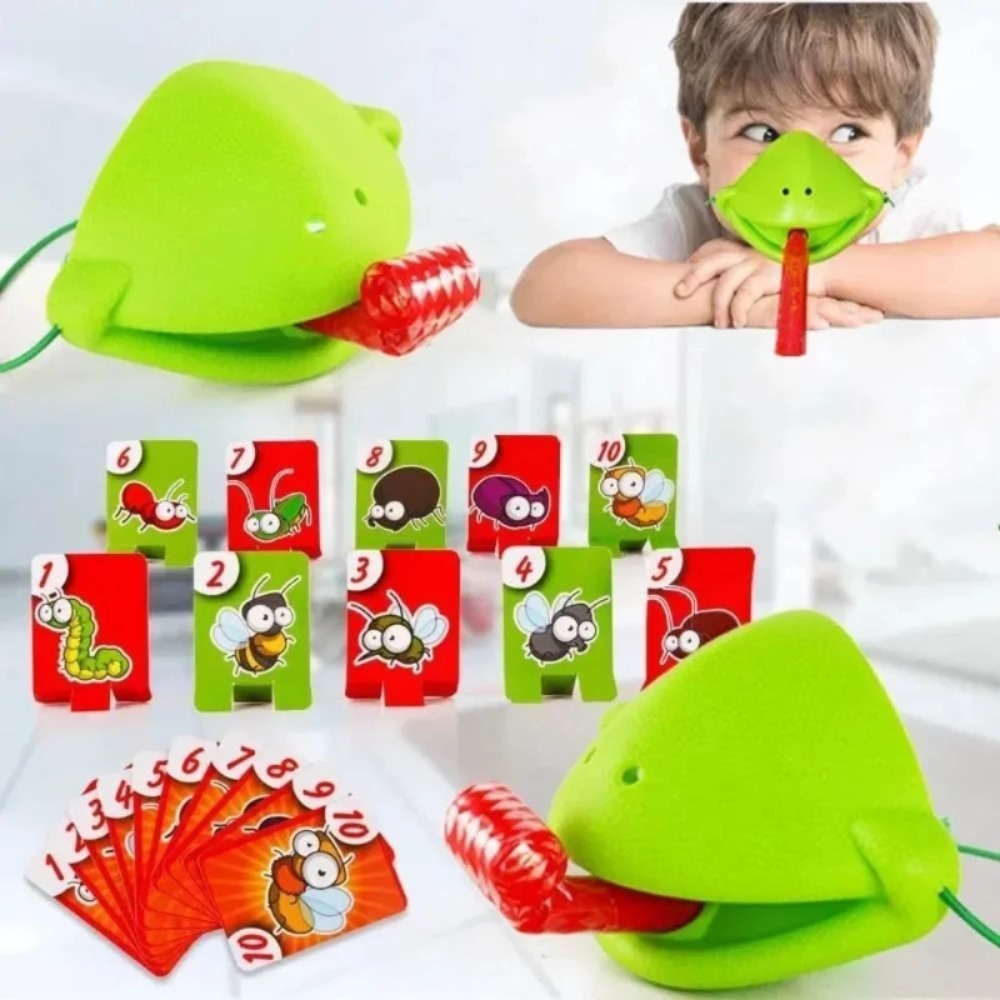 Frog Lizard Mask Wagging Tongu - Party Family Games avaliação e preço