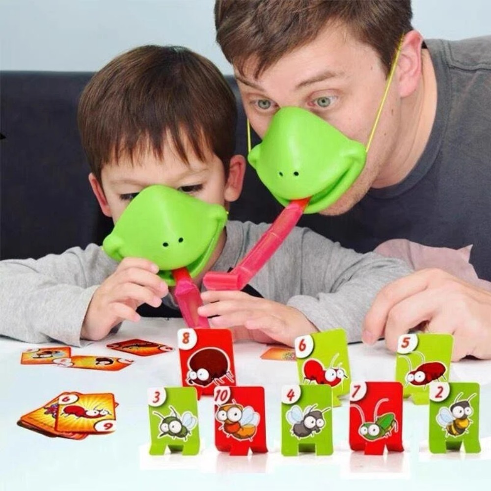 Frog Lizard Mask Wagging Tongu - Party Family Games avaliação e preço