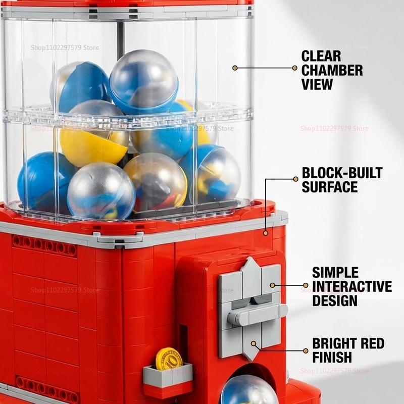 1343 PCS Vending Machine Build - Party Games Easter For Kids avaliação e preço