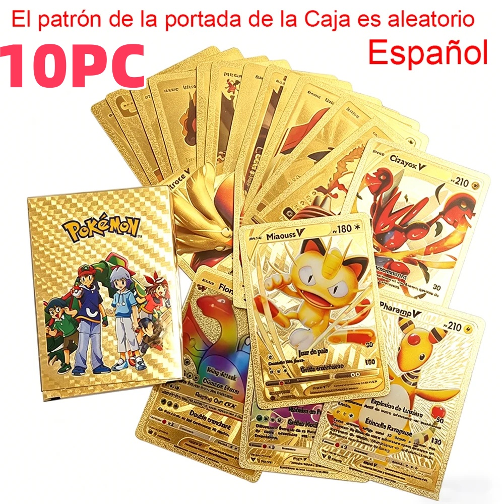 5/10PCS Pakemon Card Vmax GX G - Party Games In Spanish avaliação e preço