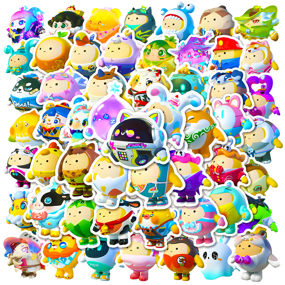 50Pcs Kawaii Eggy Party Cartoo - Party Games Eggy avaliação e preço