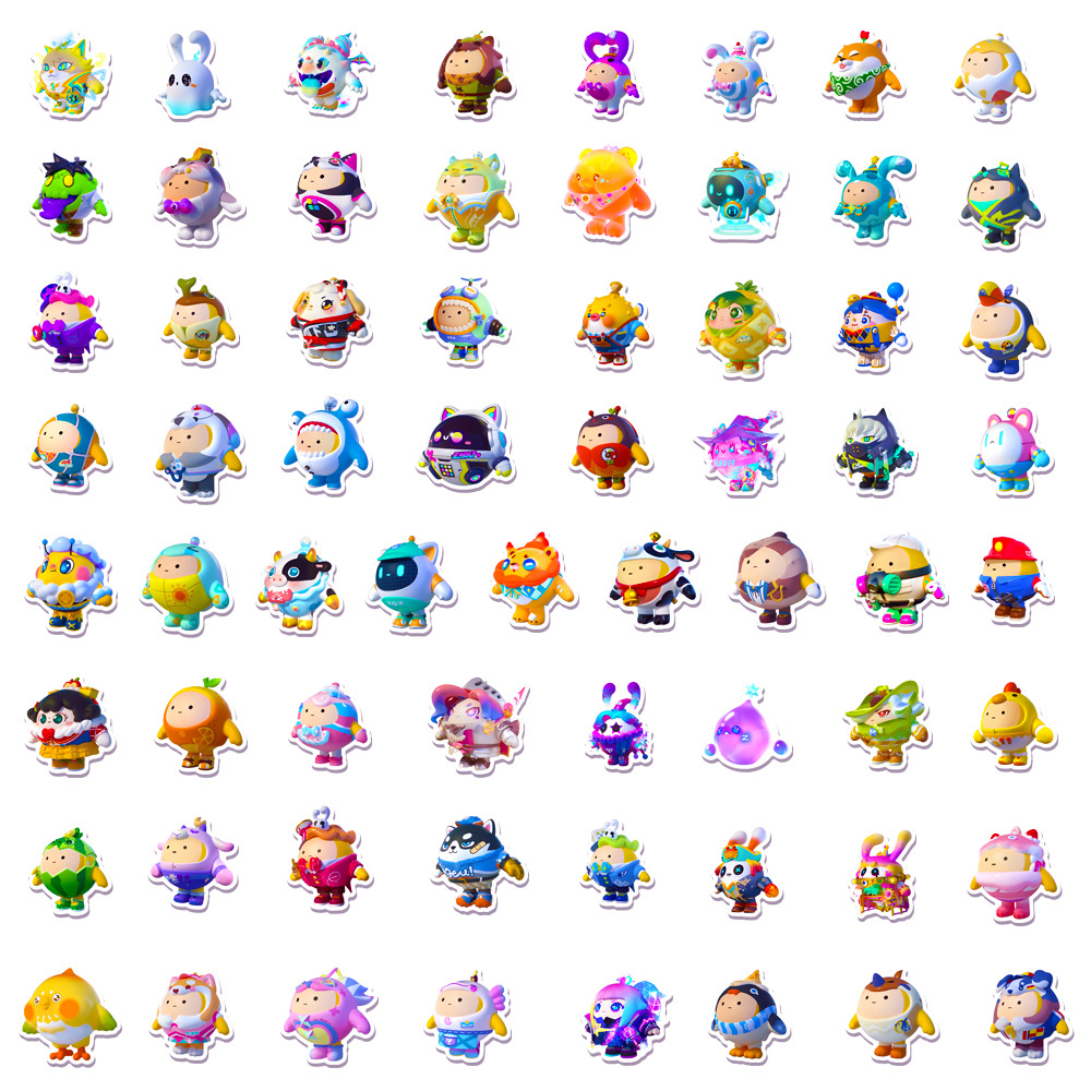 50Pcs Kawaii Eggy Party Cartoo - Party Games Eggy avaliação e preço