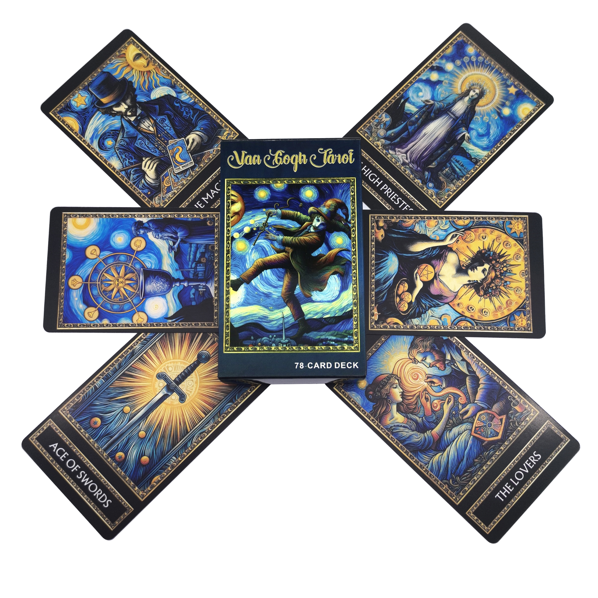 New Van Gogh Tarot Cards A 78  - Party Family Games avaliação e preço
