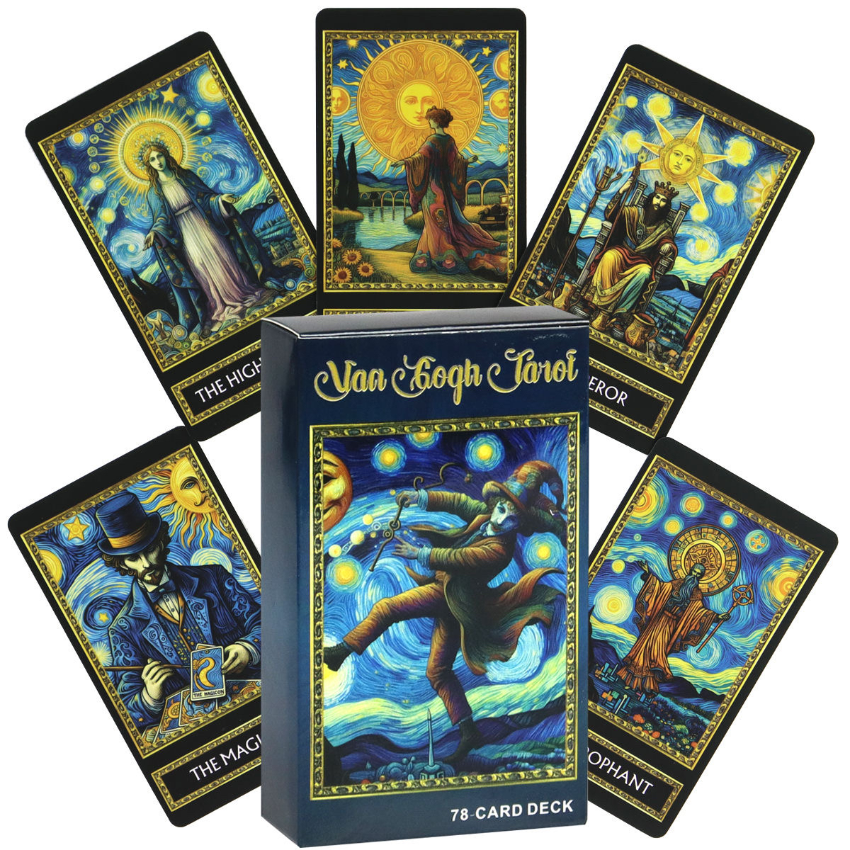 New Van Gogh Tarot Cards A 78  - Party Family Games avaliação e preço