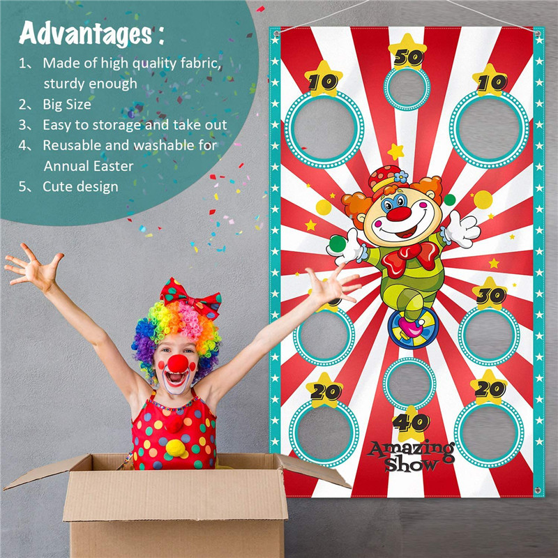 Fun Bean Bag Toys Game Banner  - Party Games Physical avaliação e preço