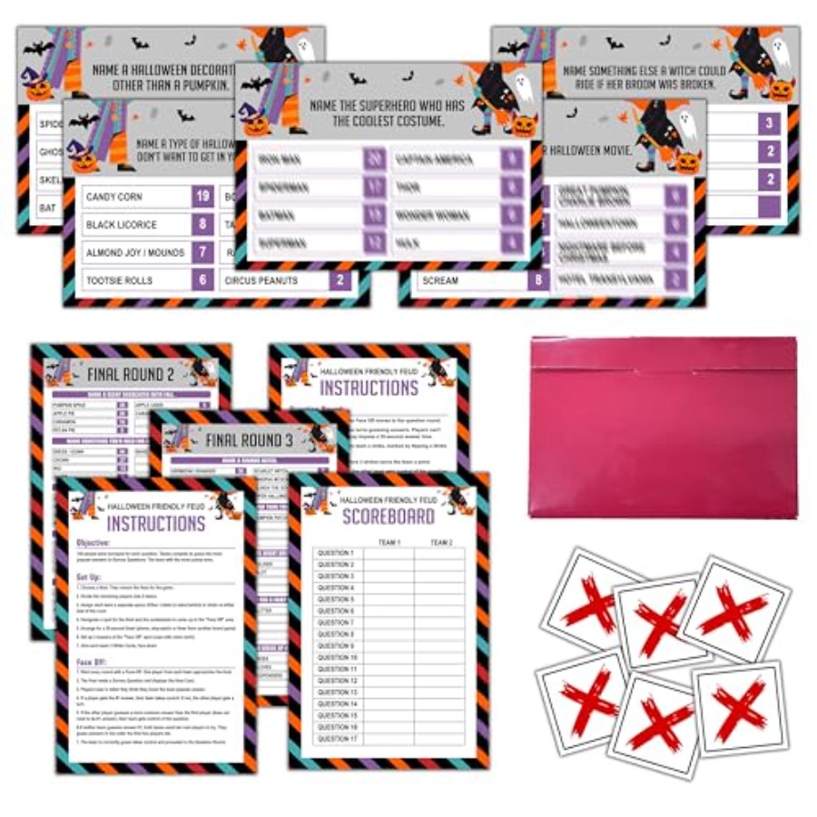 Halloween Feud Game, Halloween - Party Games Quiz For Adults avaliação e preço