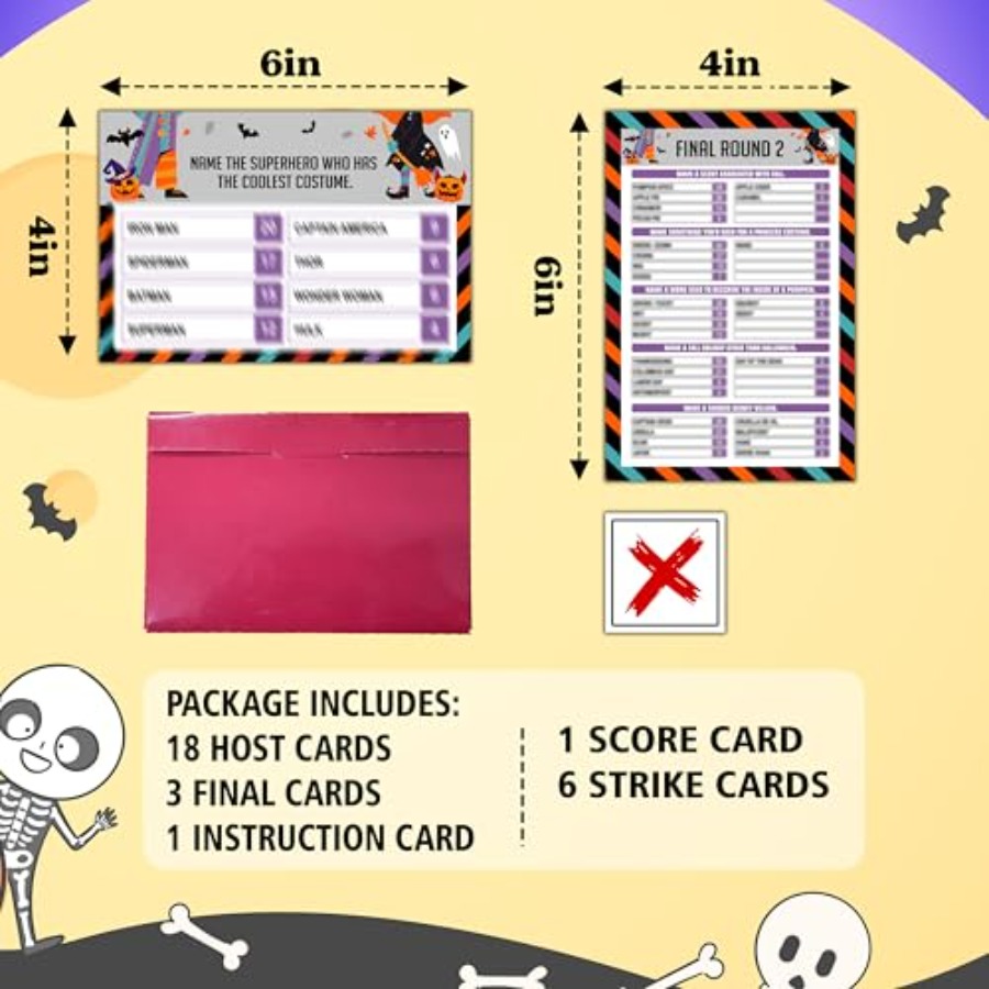 Halloween Feud Game, Halloween - Party Games Quiz For Adults avaliação e preço