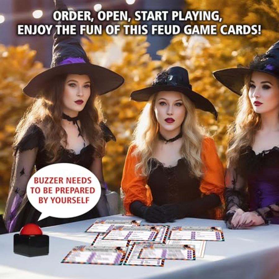 Halloween Feud Game, Halloween - Party Games Quiz For Adults avaliação e preço