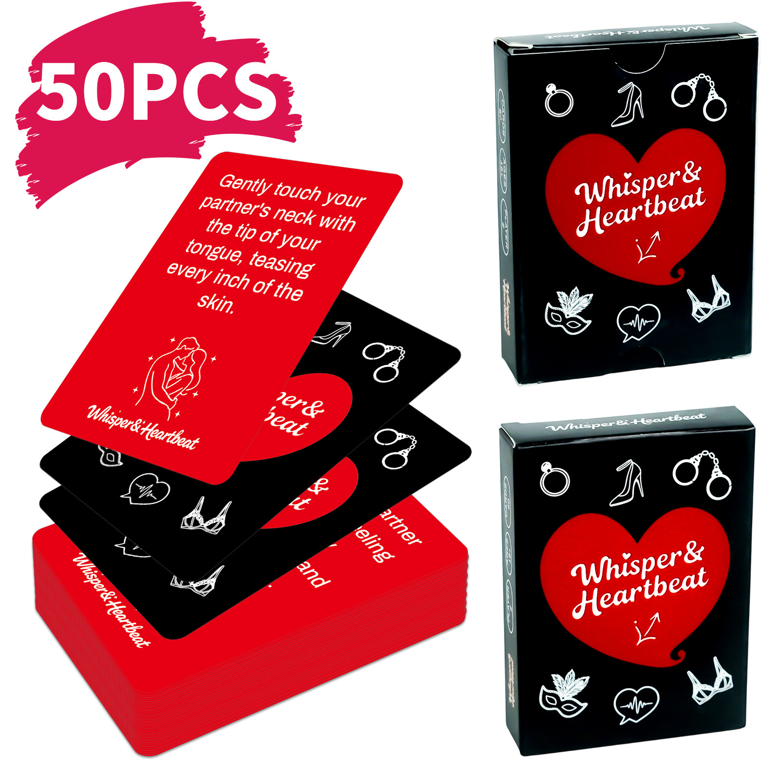 50PCS Card Couples Drinking Ga - Party Games Couple avaliação e preço
