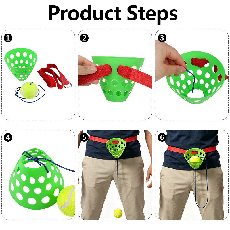 1/3 Set Swing Ball Game Multip - Party Family Games avaliação e preço