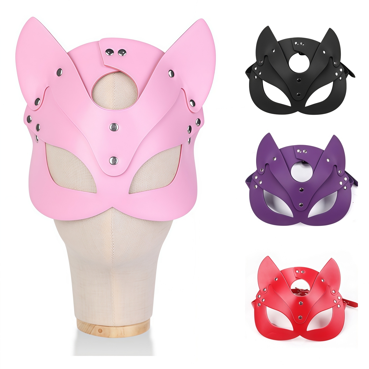 Women Half Face Cat Cosplay Ma - Party Games Couple avaliação e preço