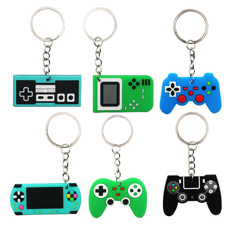 6/12PCS PVC Keychain Gamepad G - Party Games Console avaliação e preço