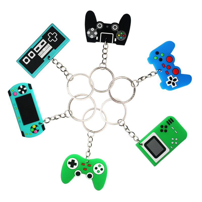 6/12PCS PVC Keychain Gamepad G - Party Games Console avaliação e preço