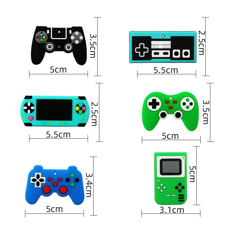 6/12PCS PVC Keychain Gamepad G - Party Games Console avaliação e preço