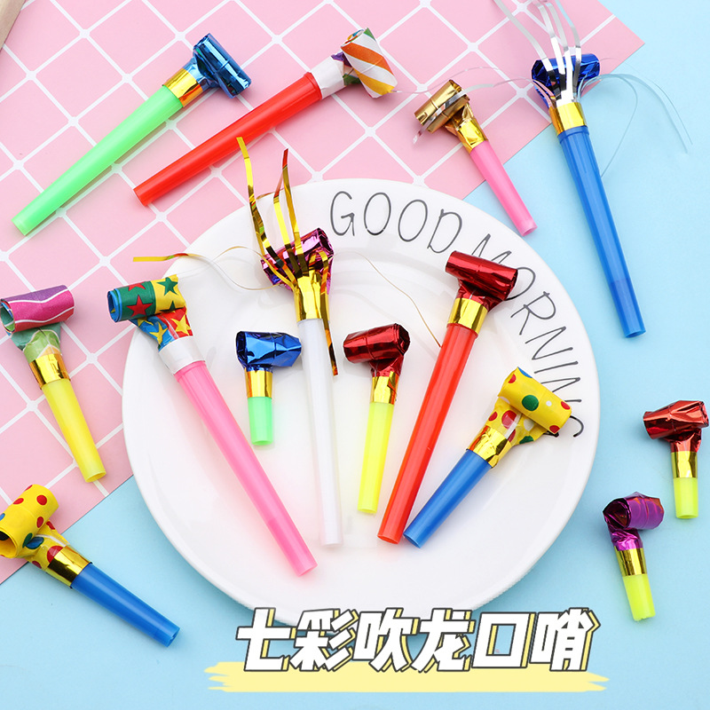 20Pcs/set Colorful Whistles To - Party Games Easter For Kids avaliação e preço