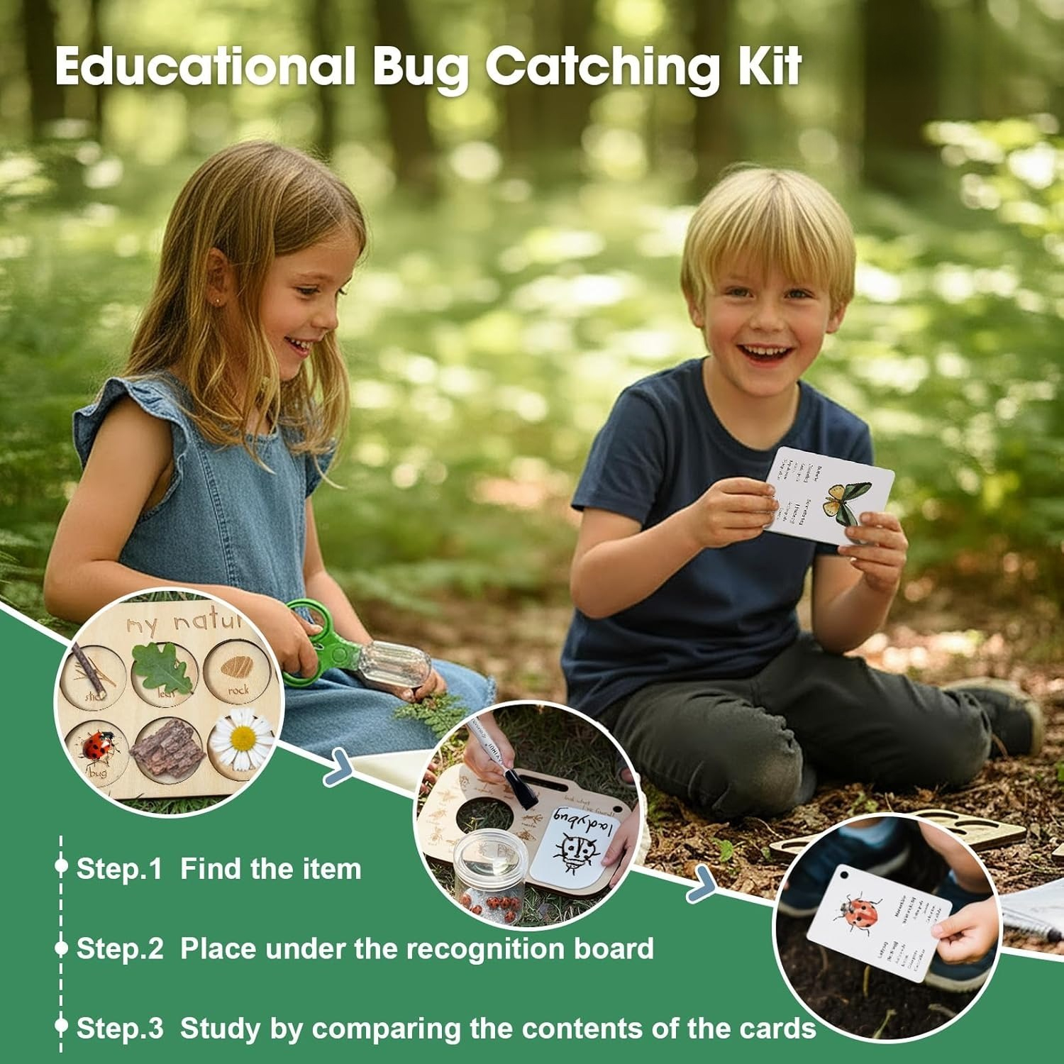 Bug Catcher Kit for Kids with  - Scavenger Hunt Card avaliação e preço