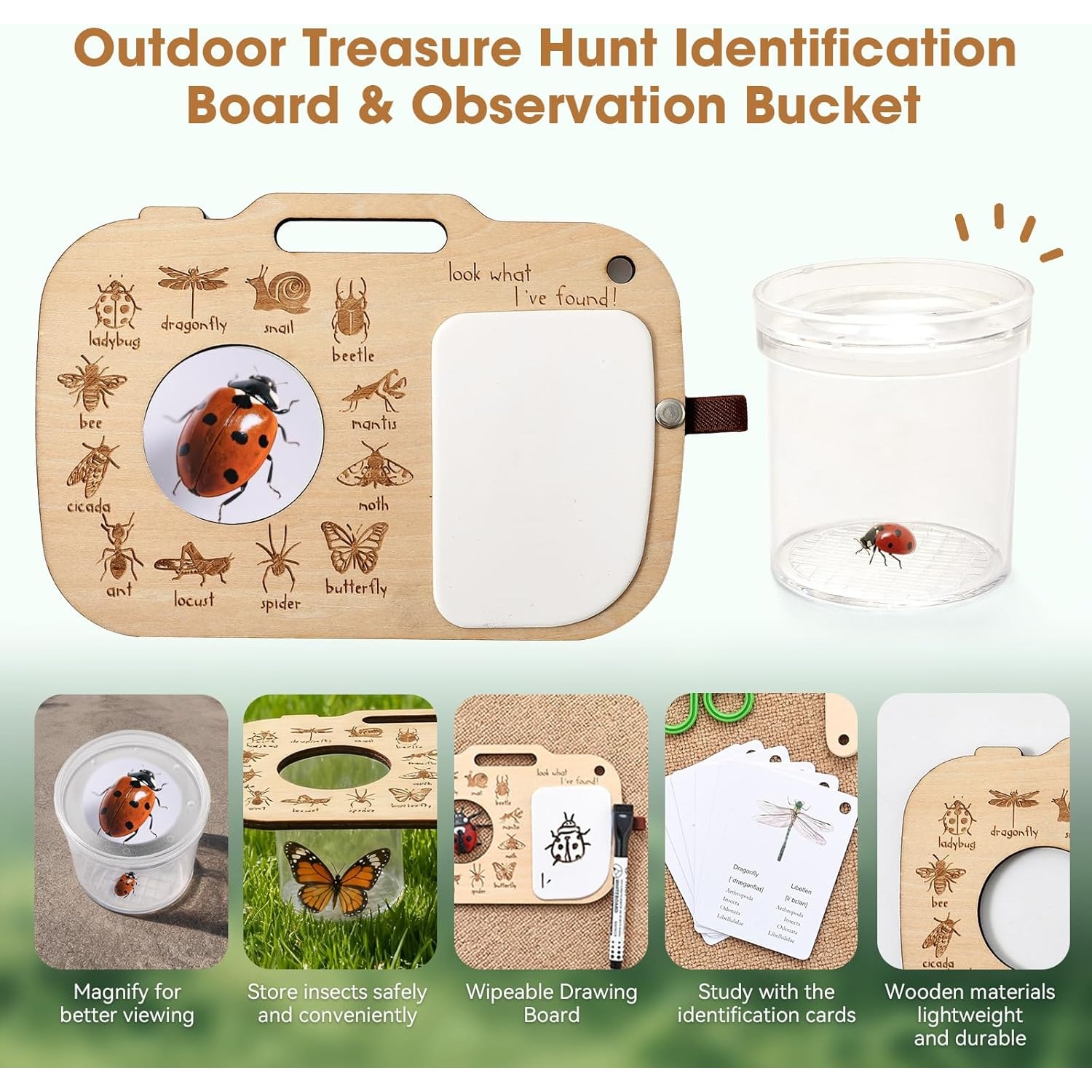 Bug Catcher Kit for Kids with  - Scavenger Hunt Card avaliação e preço