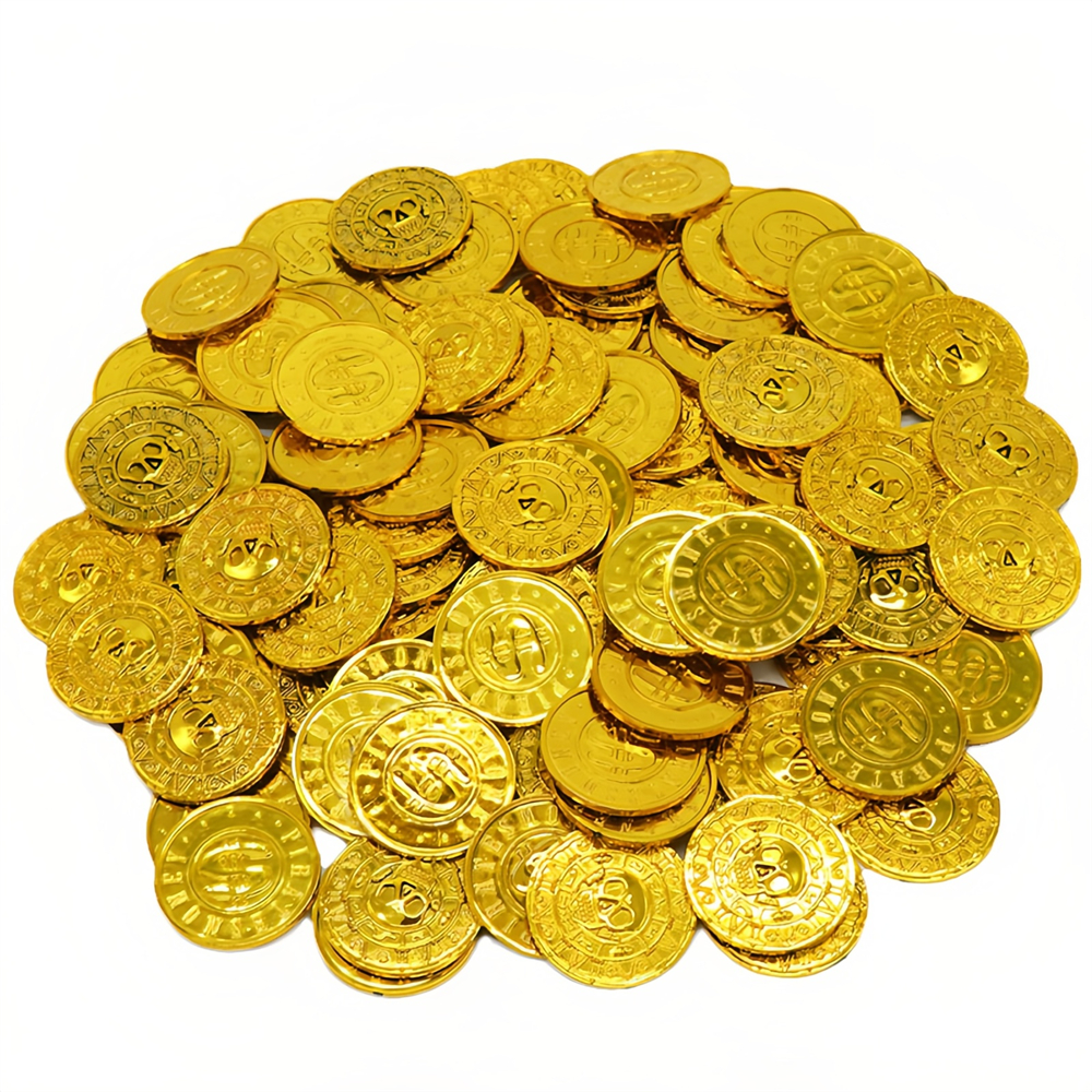 20/50/100pcs Retro Pirate Coin - Party Games Easter For Kids avaliação e preço