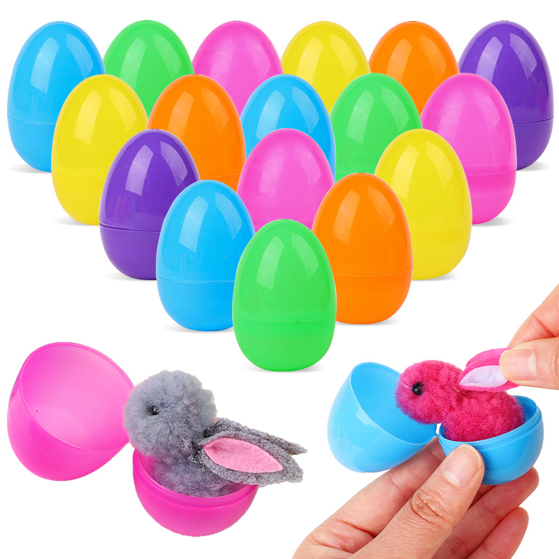 24/48Pcs Cute Easter Egg with  - Party Games Easter For Kids avaliação e preço