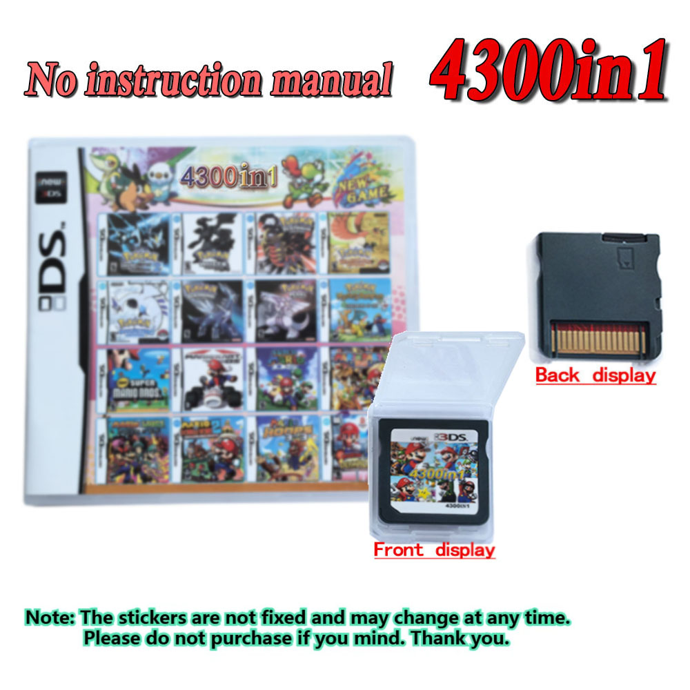 4300 in 1 Compilation DS NDS 3 - Party Games Console avaliação e preço