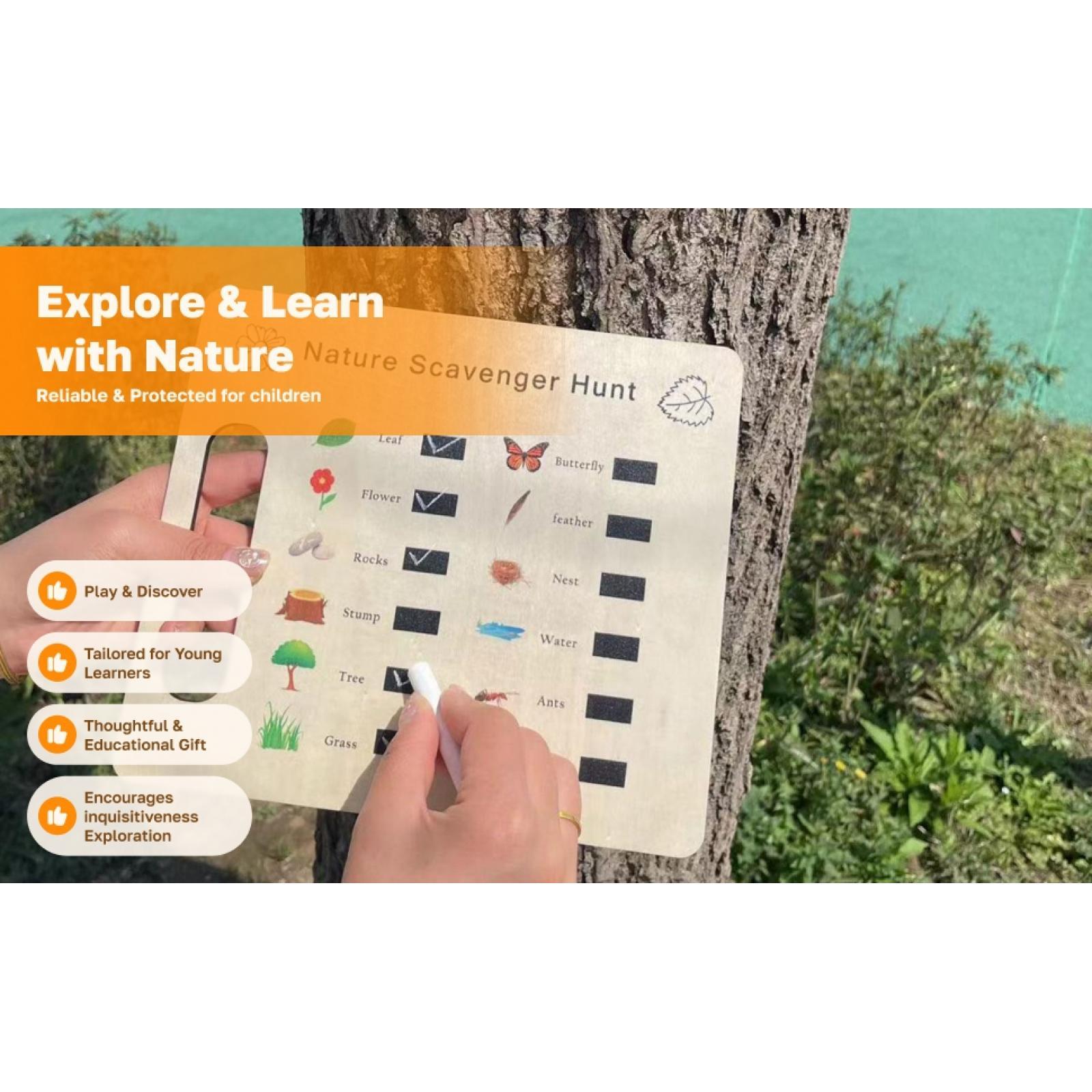Nature DIY Craft Kit Explorati - Scavenger Hunt Card avaliação e preço