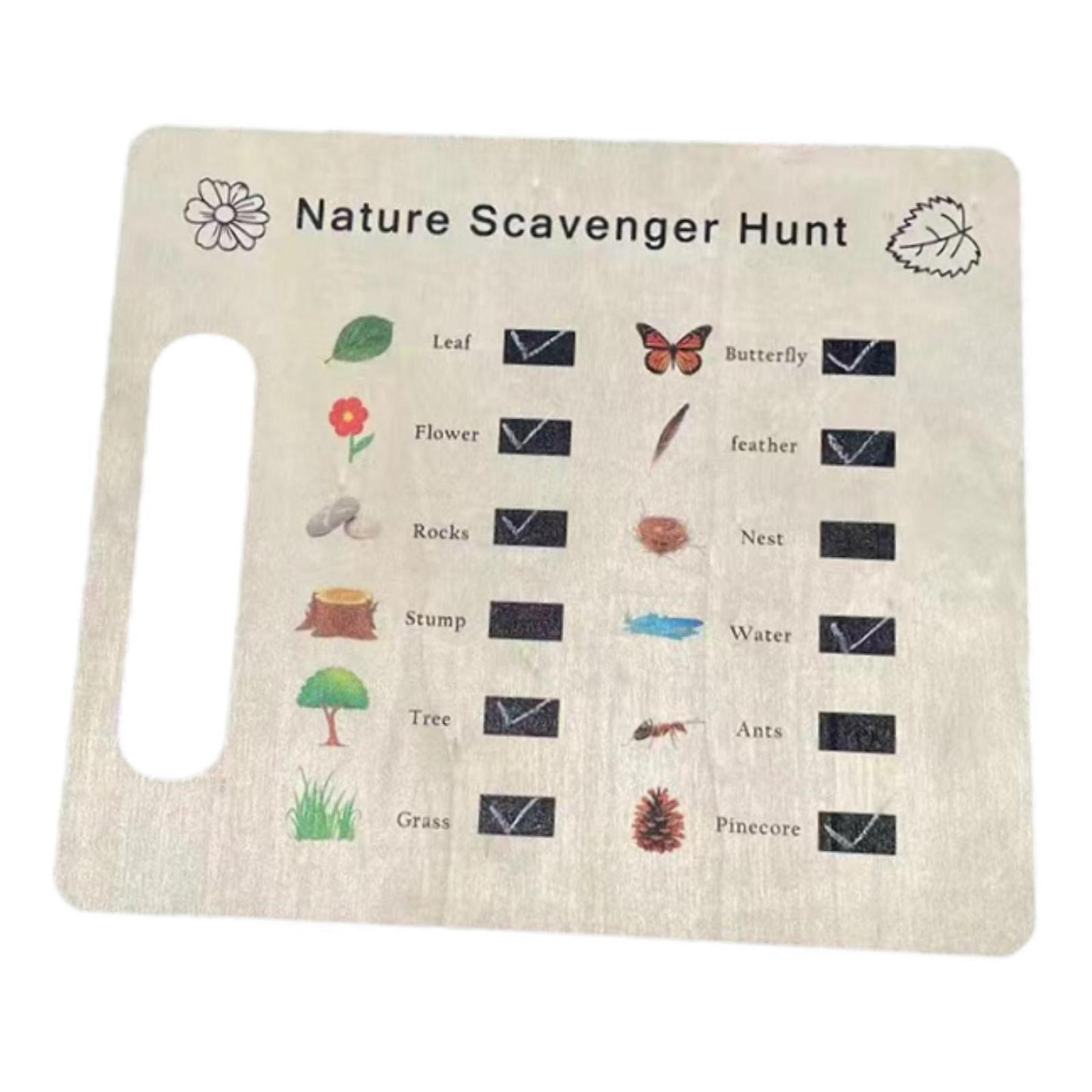 Nature DIY Craft Kit Explorati - Scavenger Hunt Card avaliação e preço