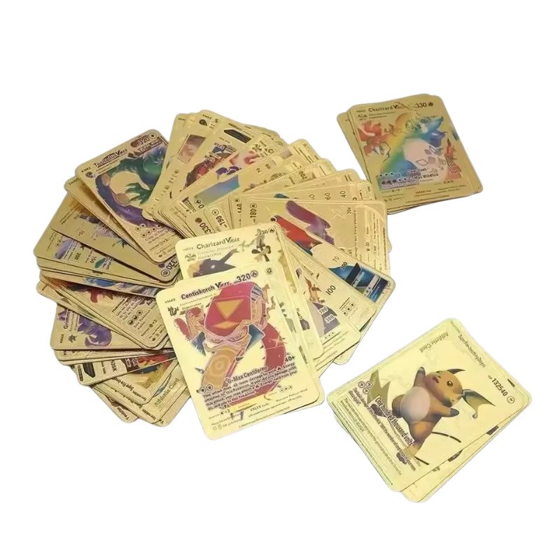 55PCS Pokemon Cards Vmax GX Go - Party Games In Spanish avaliação e preço