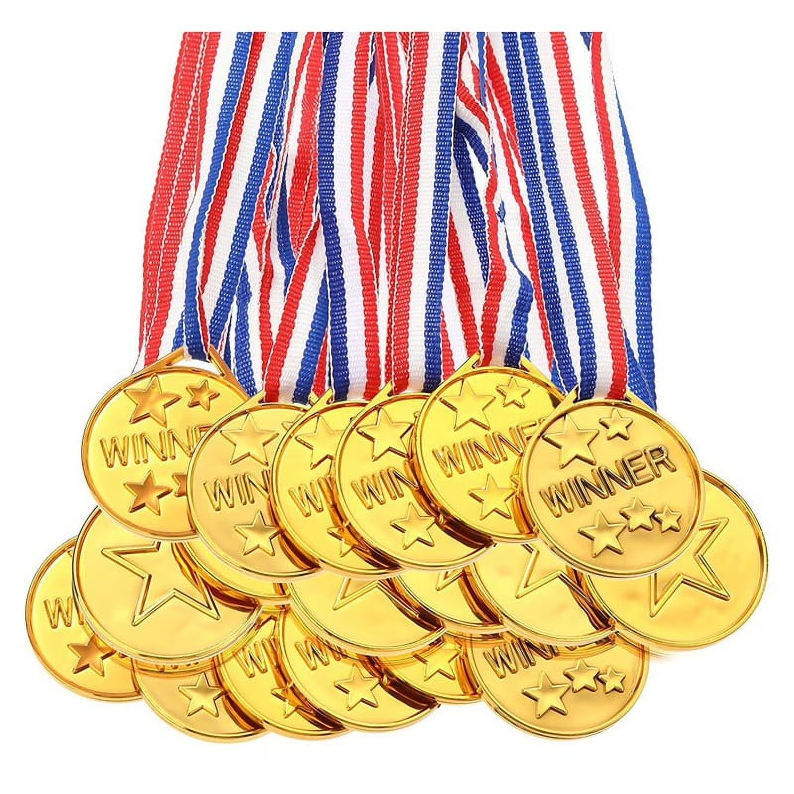 30Pcs Plastic Gold Winners Med - Party Games Easter For Kids avaliação e preço