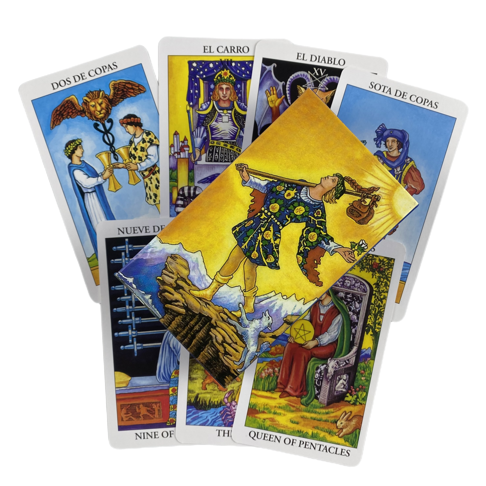 Spanish Rider Tarot Cards Divi - Party Games In Spanish avaliação e preço
