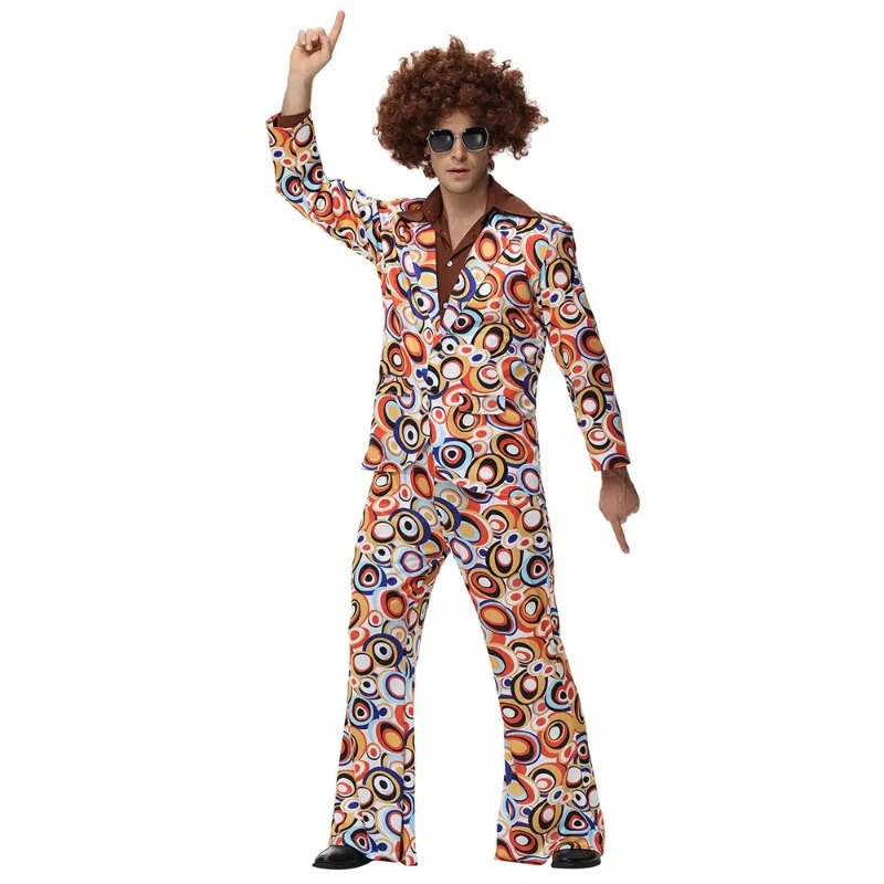 Men Women Retro 70s 80s Hippie - Party Games Couple avaliação e preço
