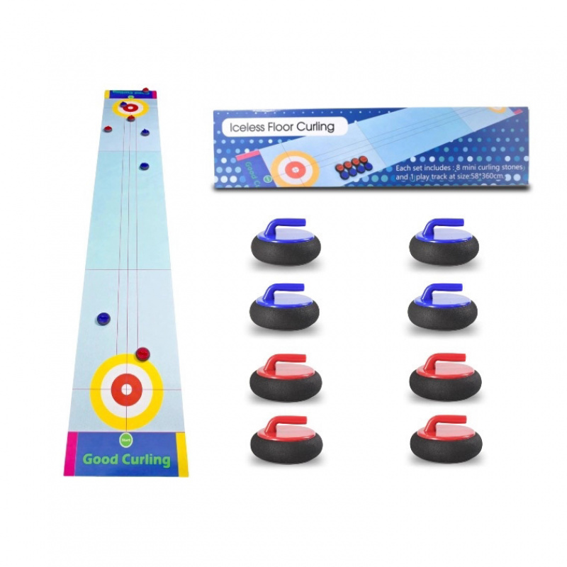 Curling Game Set Indoor Deskto - Party Family Games avaliação e preço