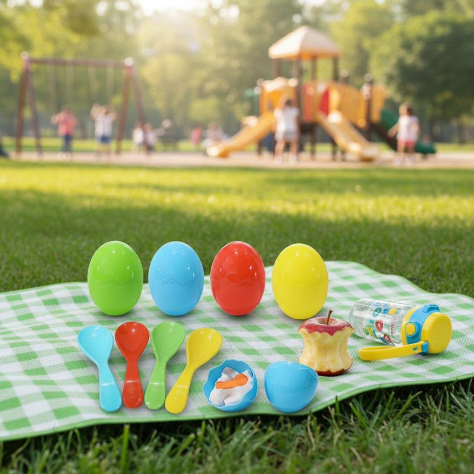 4 Sets Oval and Spoon Challeng - Party Family Games avaliação e preço