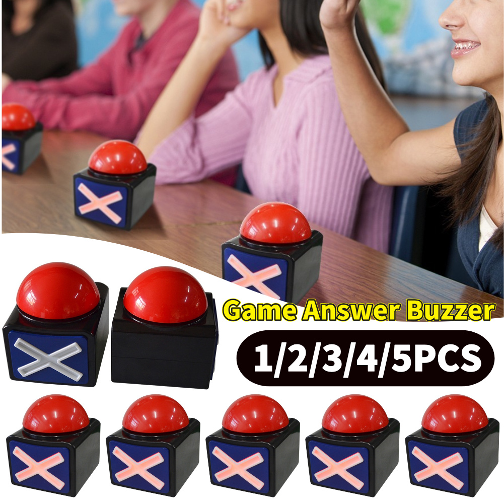 1-5Pcs Game Answer Buzzer Alar - Party Games Quiz For Adults avaliação e preço