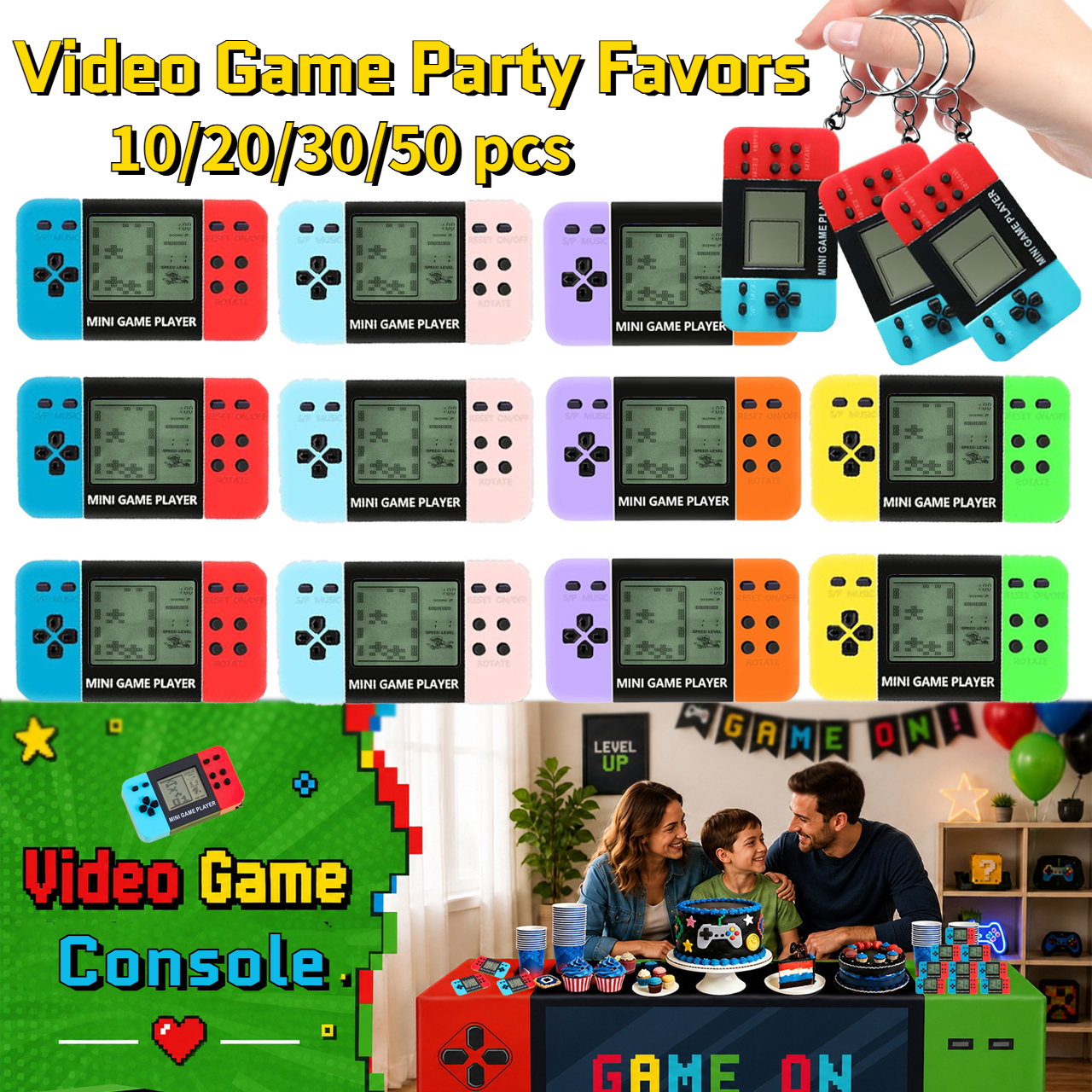 10-120pcs Kids Mini Handheld G - Party Games Console avaliação e preço